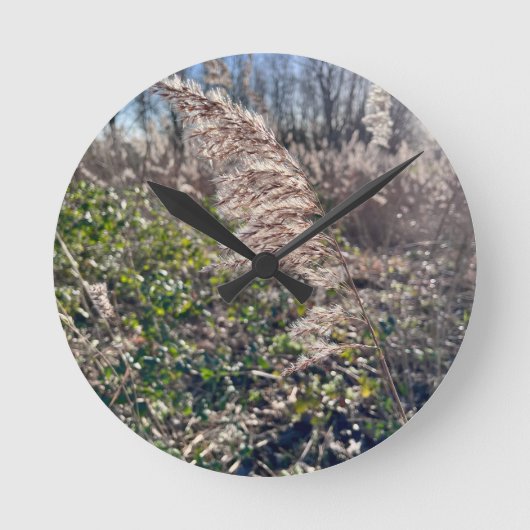 Autumn bliss.. ラウンド壁時計 (正面)