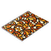 Autumn Bloom Pattern ノートブック (左側)
