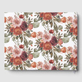 Autumn Blooms 'a little pumpkin' Baby Shower ゲストブック (裏面)