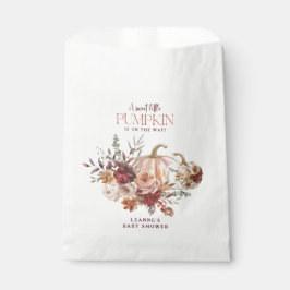 Autumn Blooms 'a little pumpkin' Baby Shower フェイバーバッグ