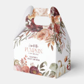 Autumn Blooms 'a little pumpkin' Baby Shower フェイバーボックス (裏面サイド)