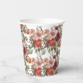 Autumn Blooms 'a little pumpkin' Baby Shower 紙コップ (右)