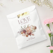 Autumn Blooms 'Love is Sweet' Fall Bridal Shower フェイバーバッグ (封をした状態)