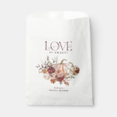 Autumn Blooms 'Love is Sweet' Fall Bridal Shower フェイバーバッグ (正面)