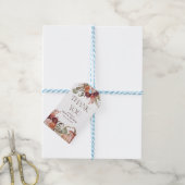 Autumn Blooms Pumpkin Bridal Shower Favor ギフトタグ (より糸付き)