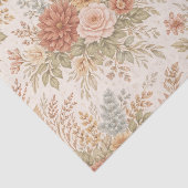 Autumn Blush Garden Floral Pattern 薄葉紙 (詳細)