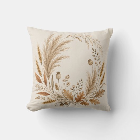 Autumn Botanical Harvest Cushion クッション (正面)