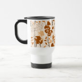 Autumn Botanical Leaves Minimalist  トラベルマグ (左)