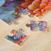 Autumn Bouquet with Dahlias, Freesias, and Gerbera ジグソーパズル (側面)