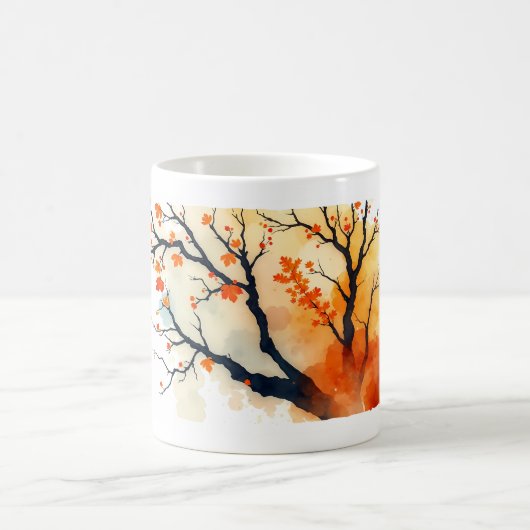 autumn branch コーヒーマグカップ (中央)