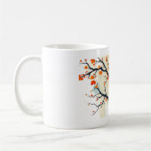 autumn branch コーヒーマグカップ (左)