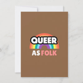 Autumn Brown Wallpaper | Rustic Minimalist Design サンキューカード