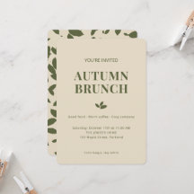 Autumn Brunch | 落ち葉 オリーブグリーン