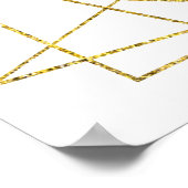 Autumn Burgundy and Orange Birthday Welcome ポスター (角)