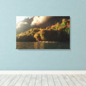 Autumn Canyon キャンバスプリント (インサイチュ (ウッドフロア))