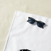 Autumn Cat in Bold Stride ビーチタオル (インサイチュ)