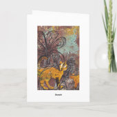 Autumn Cats Greeting Card カード (裏面)