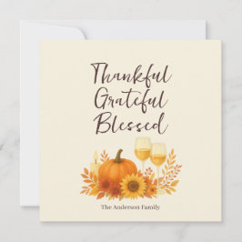 Autumn Celebration - Elegant Gold Thanksgiving
