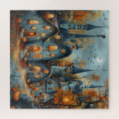 Autumn Cityscape Puzzle ジグソーパズル (横)