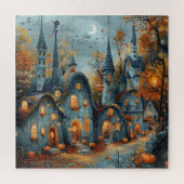 Autumn Cityscape Puzzle ジグソーパズル (縦)
