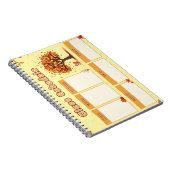 Autumn Class Schedule with Cute Fall Illustrations ノートブック (右側)