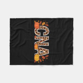 Autumn Cna Fall Certified Nursing Istant  フリースブランケット (正面(横))