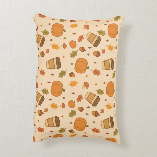 Autumn Coffee アクセントクッション (裏面(縦))
