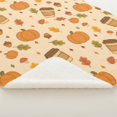 Autumn Coffee シェルパブランケット (3/4)