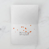 Autumn Coffee 考える's of You カード (内部)