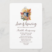 Autumn Coffee Bridal Shower 招待状 (正面)