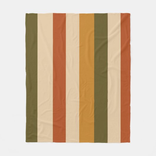 Autumn Color Block Fleece Blanket  フリースブランケット (正面)