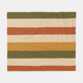 Autumn Color Block Fleece Blanket  フリースブランケット (正面(横))