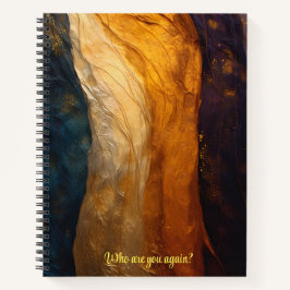 Autumn color fabrics design spiral notebook ノートブック