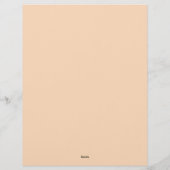 Autumn Colors Stationery Paper レターヘッド (裏面)