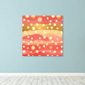 Autumn coloured Dunes with polka dot snow キャンバスプリント (インサイチュ (ウッドフロア))