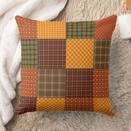 Autumn Comfort Quilt クッション (ブランケット)