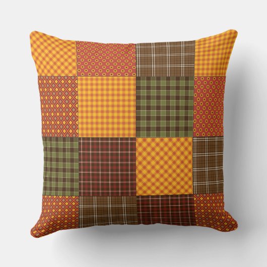 Autumn Comfort Quilt クッション (裏面)