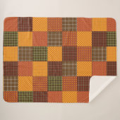 Autumn Comfort Quilt シェルパブランケット (正面(横))