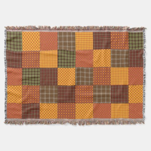 Autumn Comfort Quilt スローブランケット (正面)