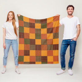 Autumn Comfort Quilt フリースブランケット