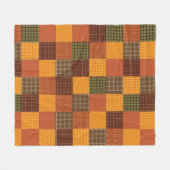 Autumn Comfort Quilt フリースブランケット (正面(横))