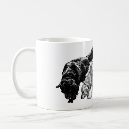 Autumn Companions in Shadow コーヒーマグカップ (左)