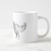 Autumn Companions in Shadow ジャンボコーヒーマグカップ (右)