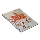 Autumn cooper vine leaf ノートブック (右側)