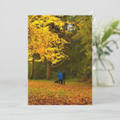 autumn couple 招待状 (スタンド正面)