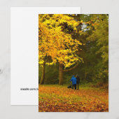 autumn couple 招待状 (正面/裏面)