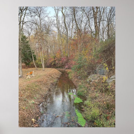 Autumn Creekフォトポスター ポスター (正面)