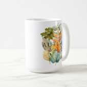 Autumn Crisp Leaves Mug コーヒーマグカップ (正面右)