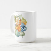 Autumn Crisp Leaves Mug コーヒーマグカップ (正面左)