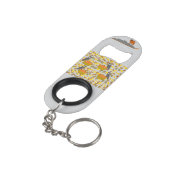🦊🦉 Autumn Critters Bottle Opener Keychain キーホルダー栓抜き (裏面アングル)